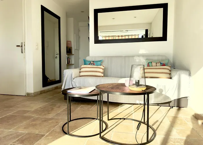 Les Flots Scls - Wifi, Clim, Parking, Piscine شقة كان